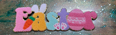 EASTER - Chenille/Sequins Iron On Patch