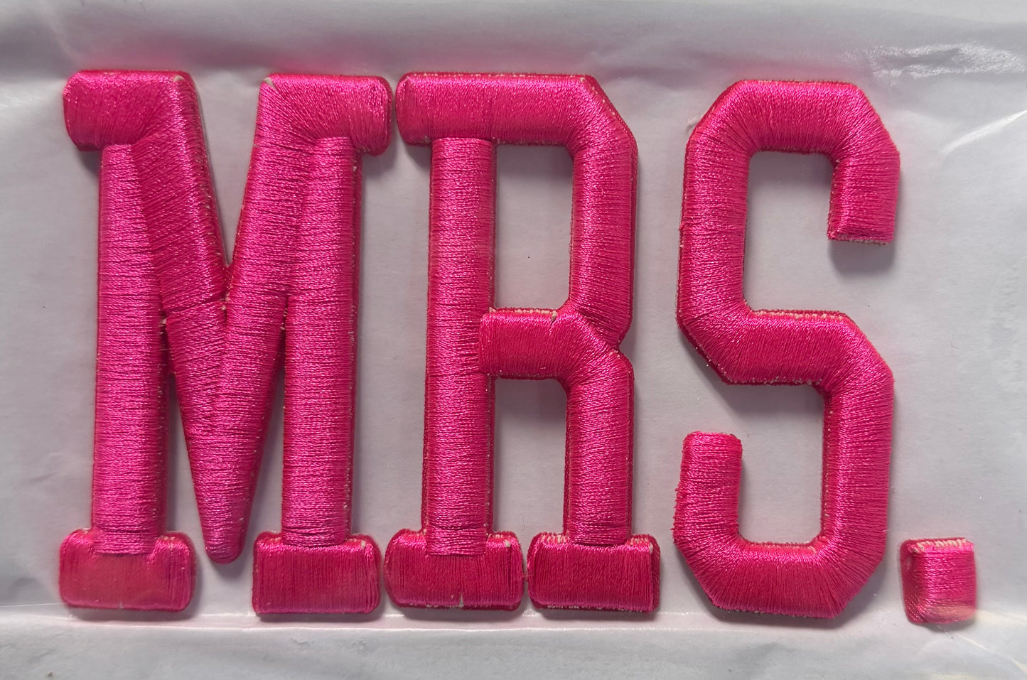 Mrs. Pink 3D Letters