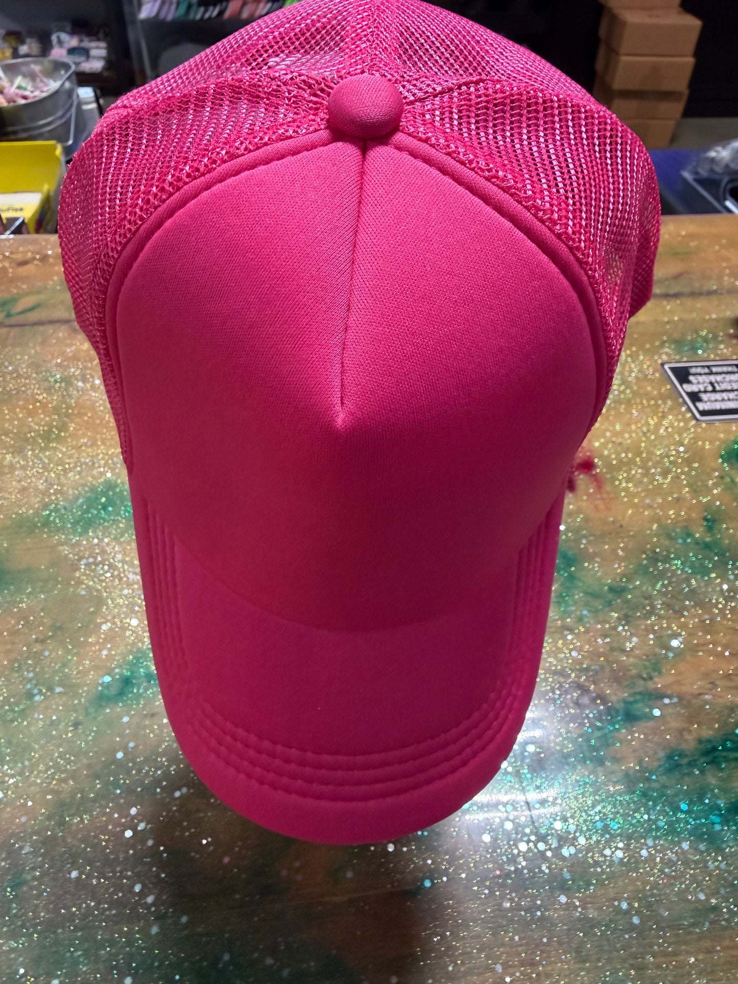 Dark Pink Solid - Trucker Hat