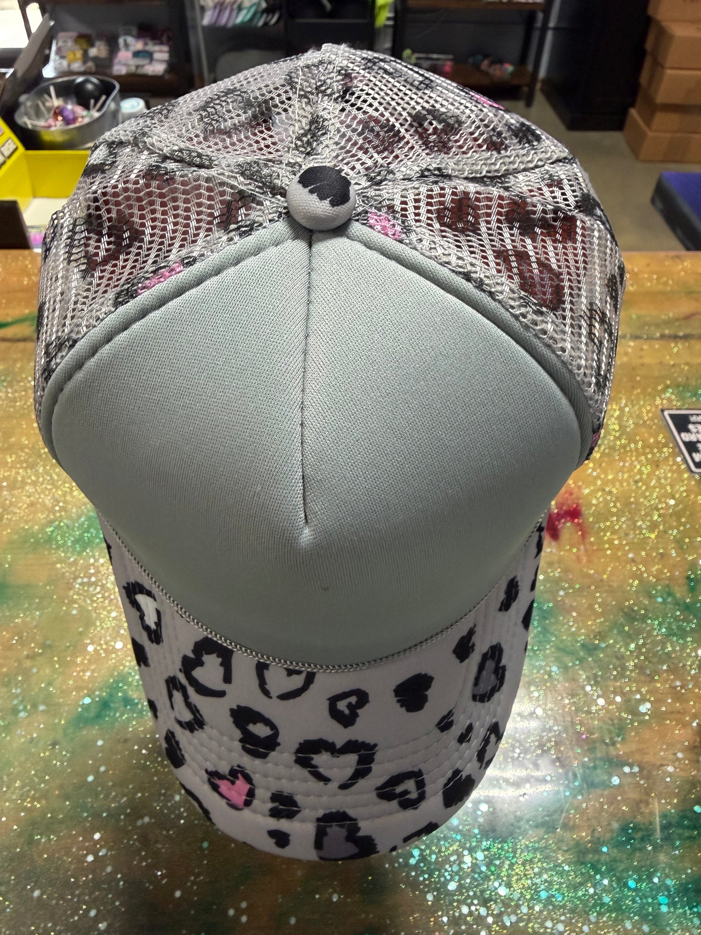 Black Hearts Bill and Back with Light Gray Front - Trucker