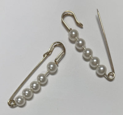 Pearl Hat Pins (5 beads)