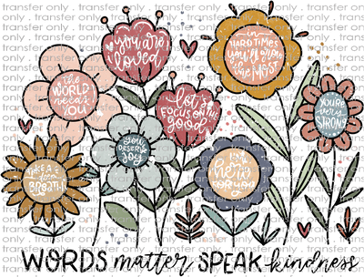 KIND 192 Words Matter Speak Kindness