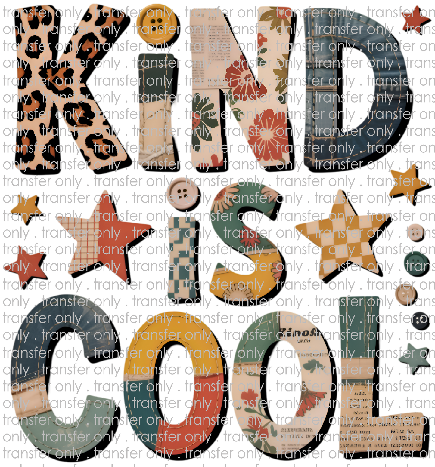 KIND 196 Kind is Cool Patchwork