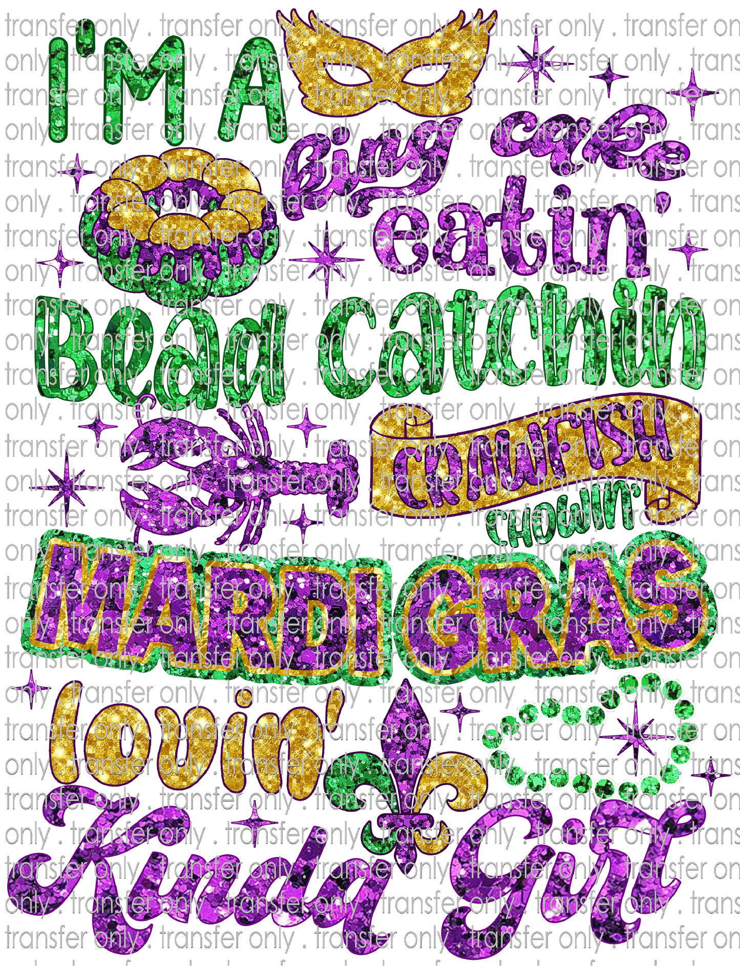 MG 100 I'm a Mardi Gras Kinda Girl