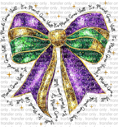 MG 115 Mardi Gras Y'all Bow