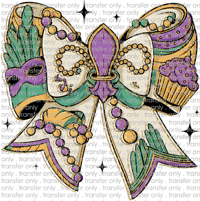 **HAPPY HOUR**MG 120 Mardi Gras Bow with Mask