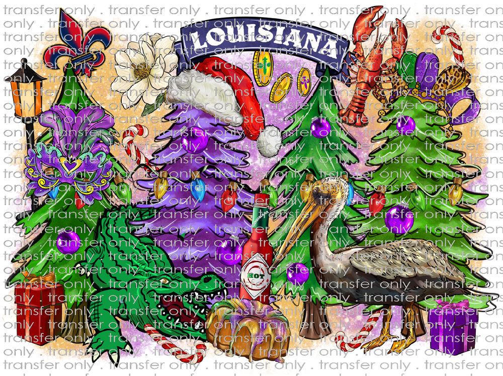 MG 89 Louisiana Mardi Gras Trees