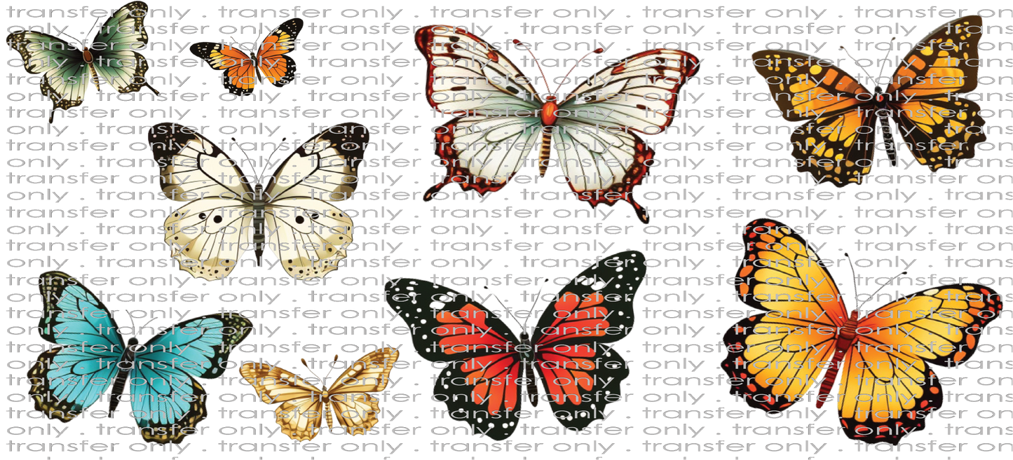 NAT UV 100 Butterflies UV DTF 16oz Wrap