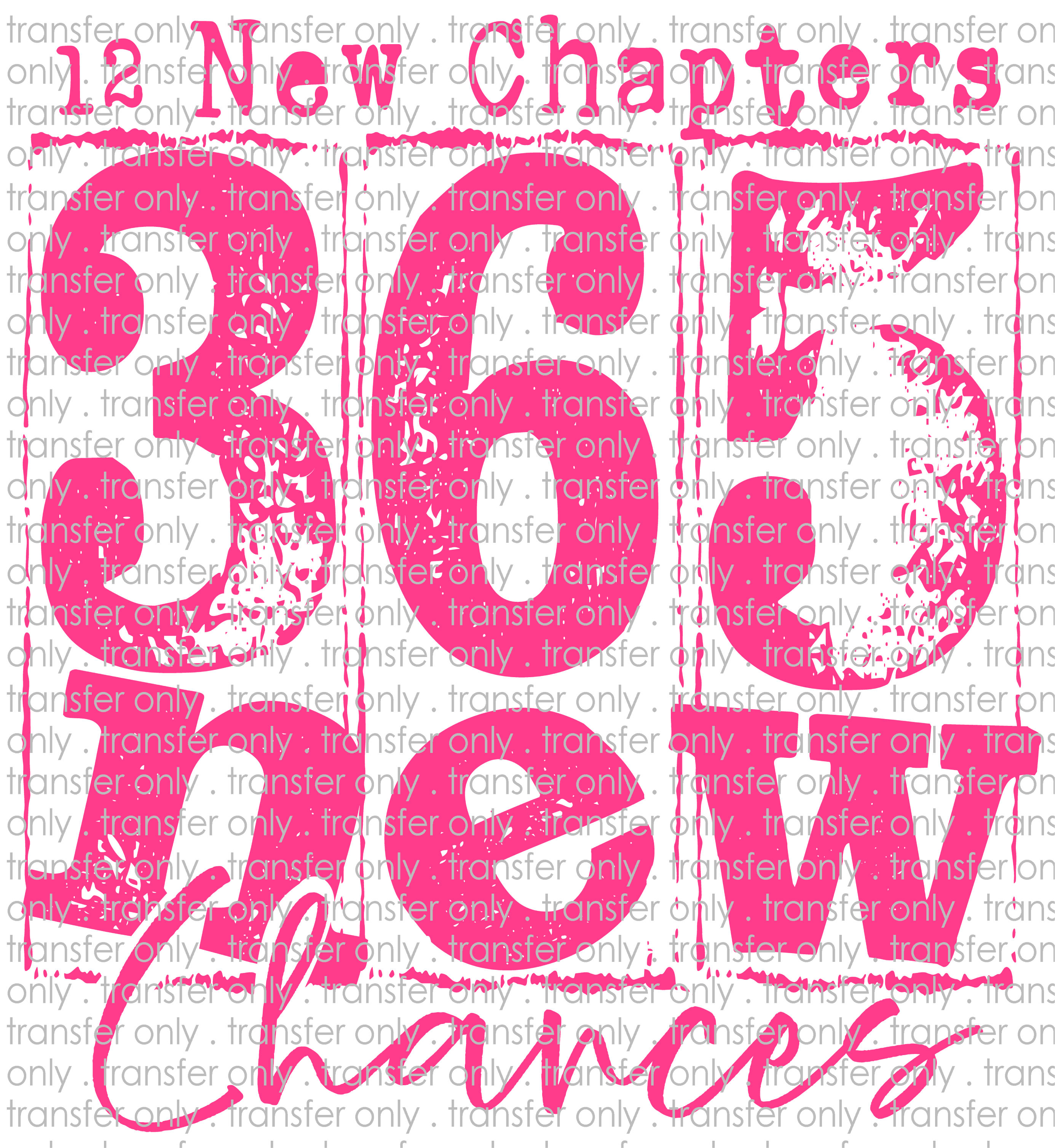 NYE 49 12 New Chapters 365 New Chances Pink – Taylored Vinyl