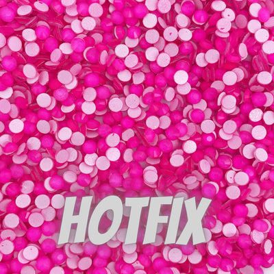 Neon Pink Hotfix Rhinestones