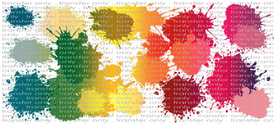 PAT UV 111 Paint Splatters UV DTF 16oz Wrap