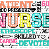 PROF 88 Nurse Descriptor Words