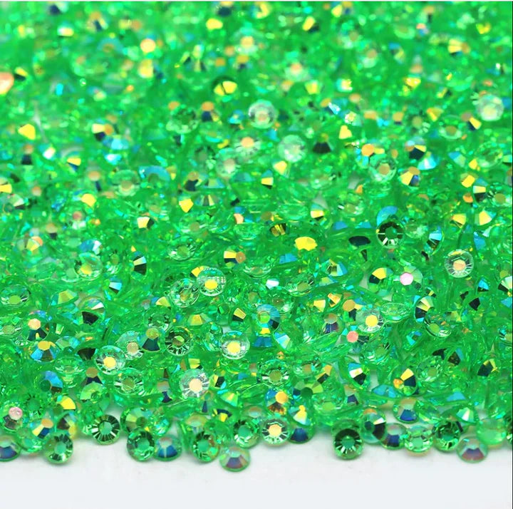 Peridot AB - Jelly Rhinestones - SS16