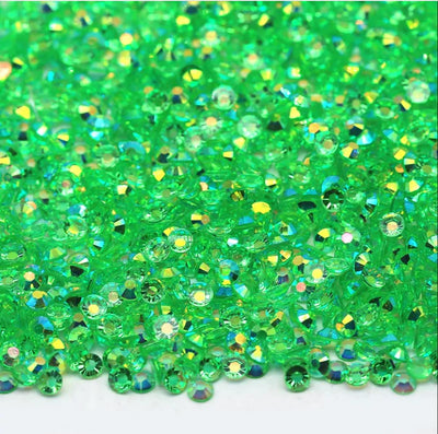 Peridot AB - Jelly Rhinestones - SS16