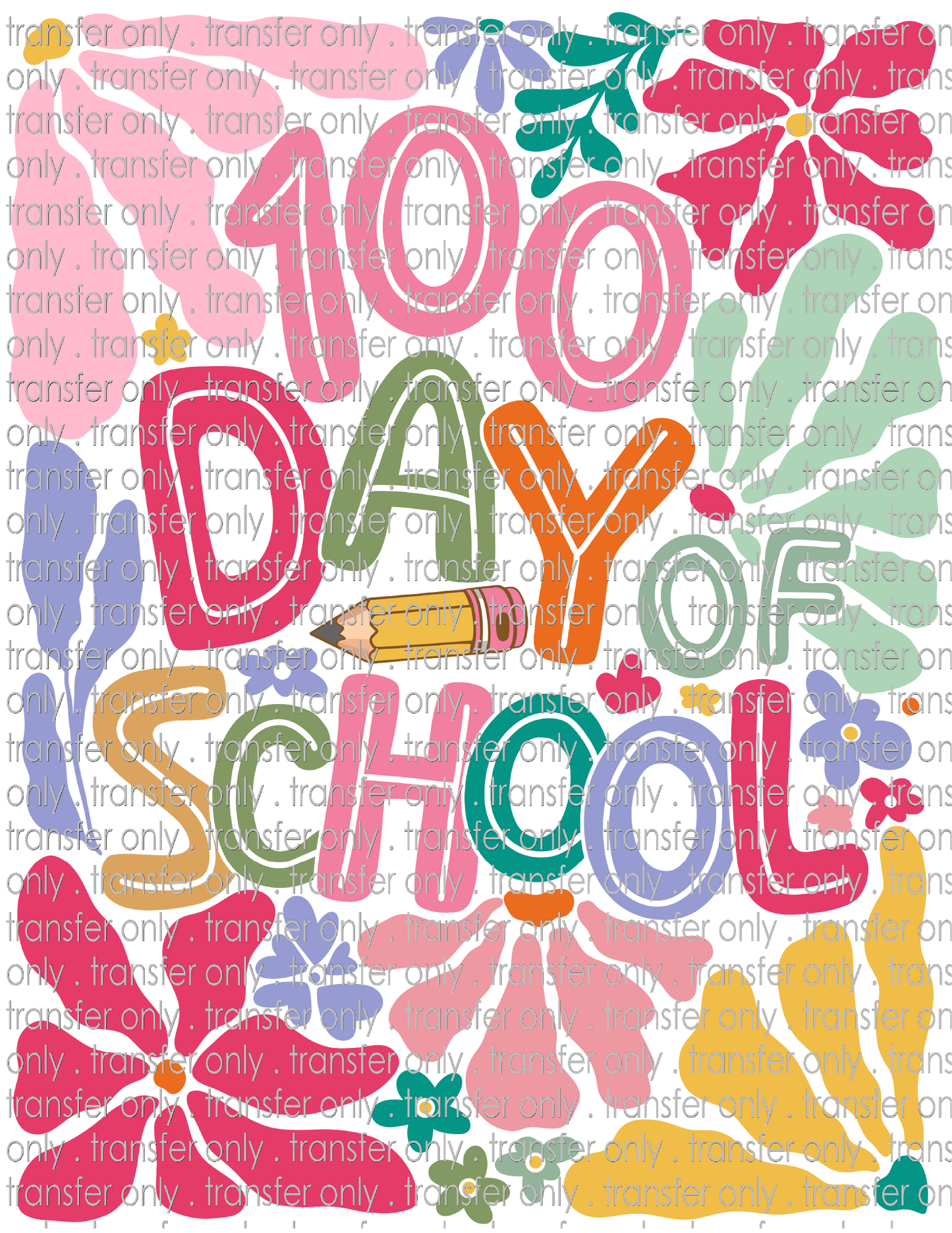 SCH 2038 100 Days of School Flowers