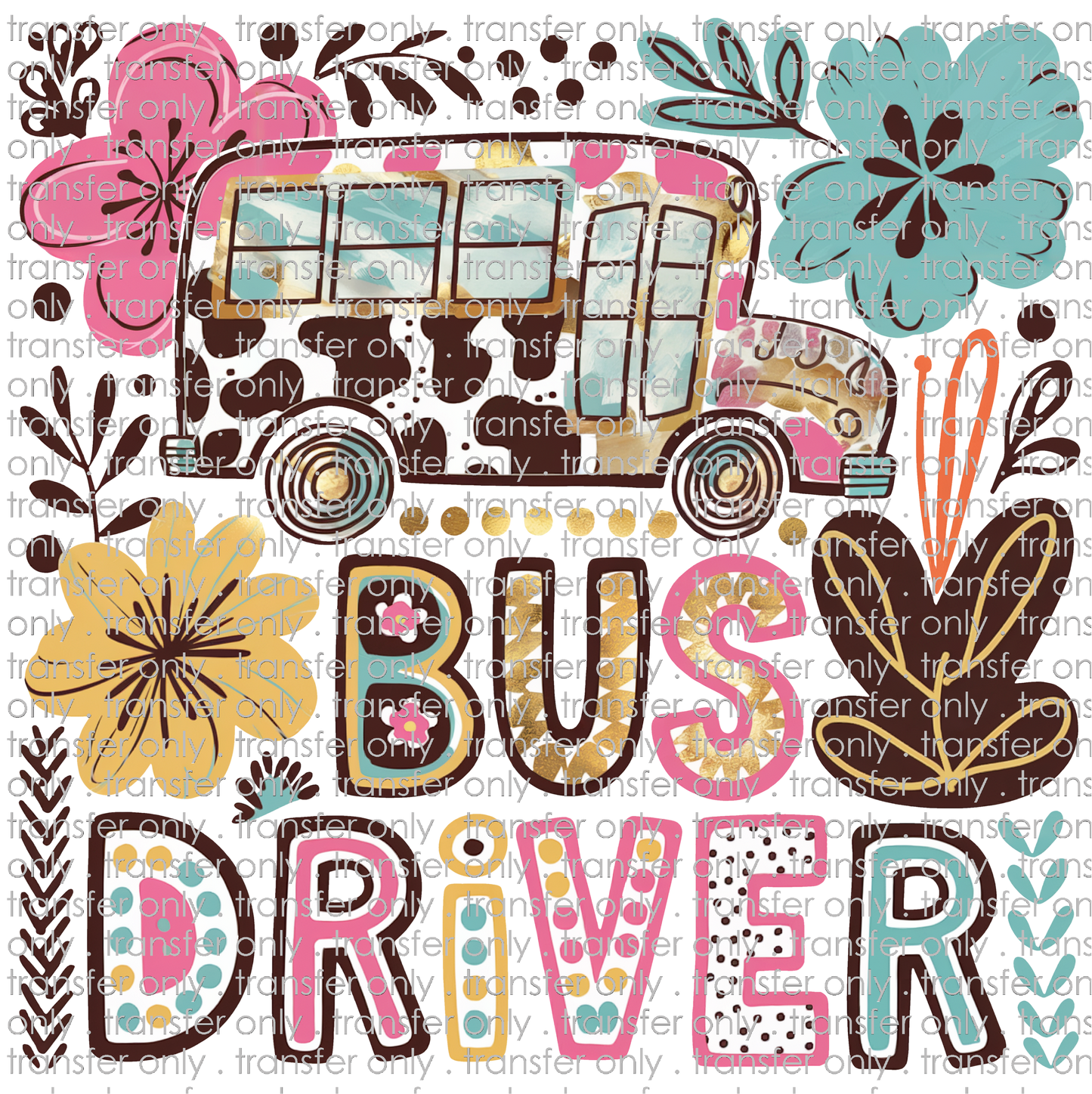 SCH 2096 Bus Driver with Flowers