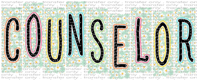 SCH 2104 Counselor Mint with Daisies