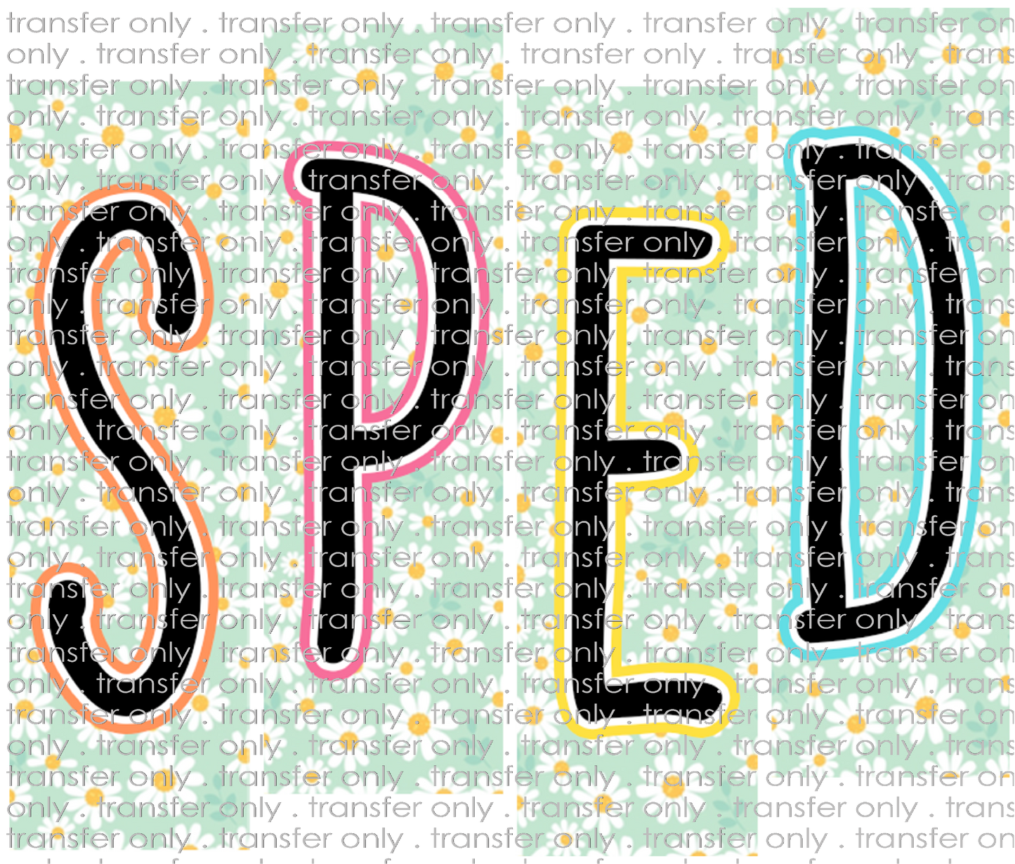 SCH 2105 SPED Mint with Daisies