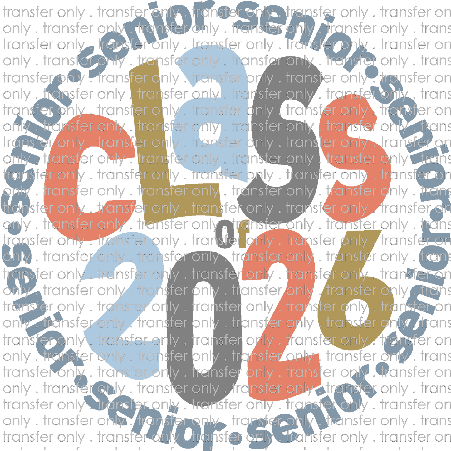 SCH 2133 Class of 2026 Senior Colorful