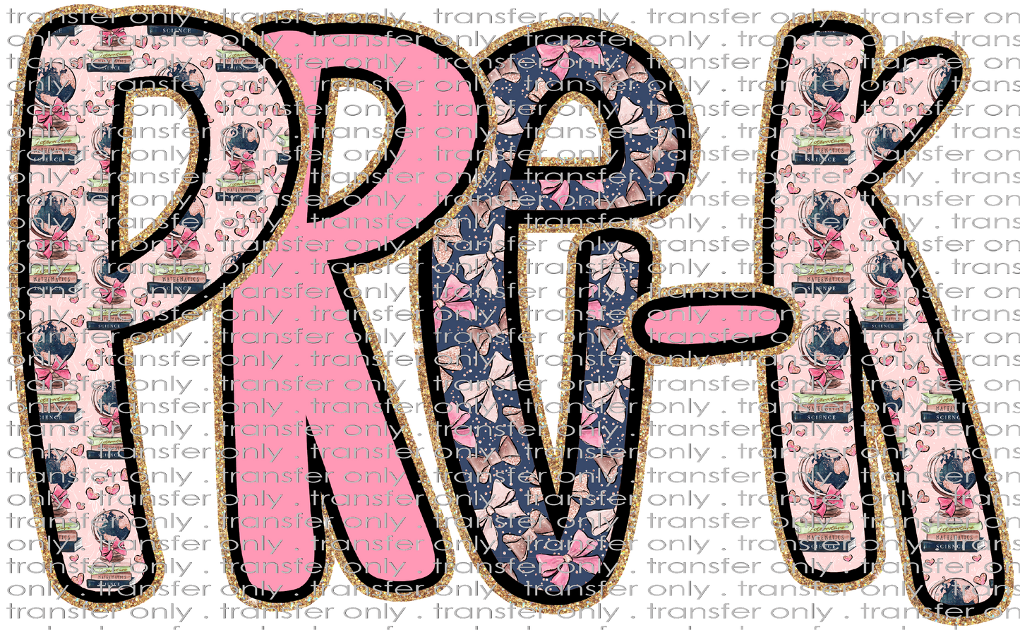 SCH 2138 Pre-K Grade Blue and Pink
