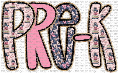 SCH 2138 Pre-K Grade Blue and Pink