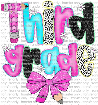 SCH 2154 Third Grade Pink Black & Blue
