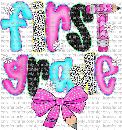 SCH 2158 First Grade Pink Black & Blue