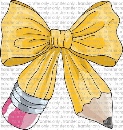 SCH 2194 Pencil Bow Yellow
