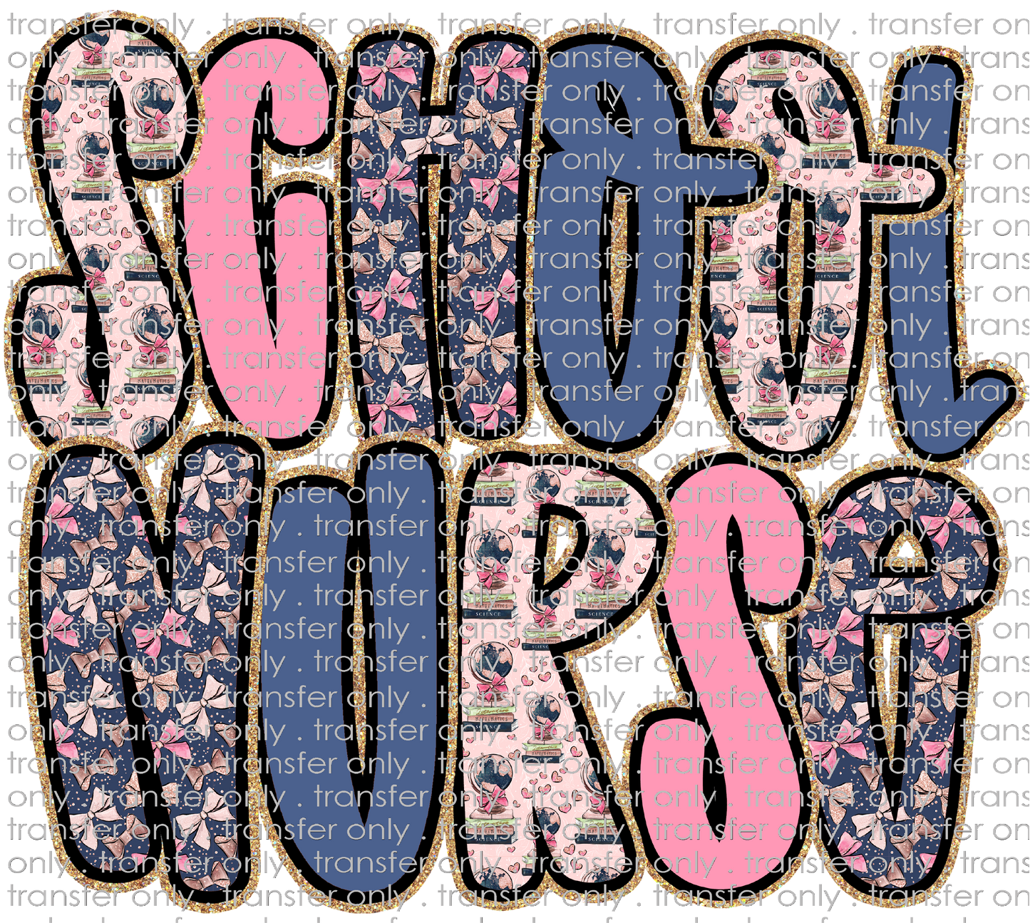 SCH 2235 School Nurse Blue and Pink