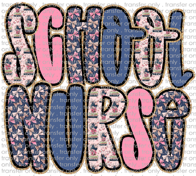 SCH 2235 School Nurse Blue and Pink