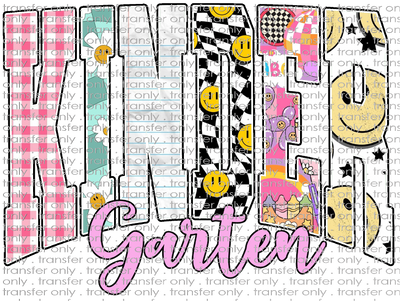 SCH 2255 Kindergarten Printed Letters