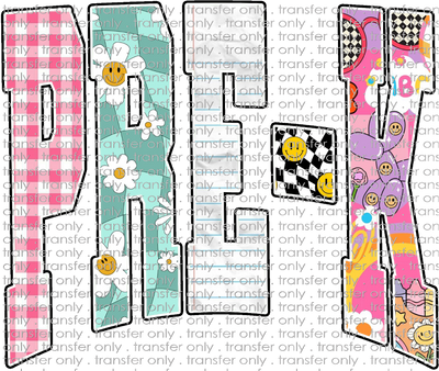 SCH 2258 Pre-k Printed Letters