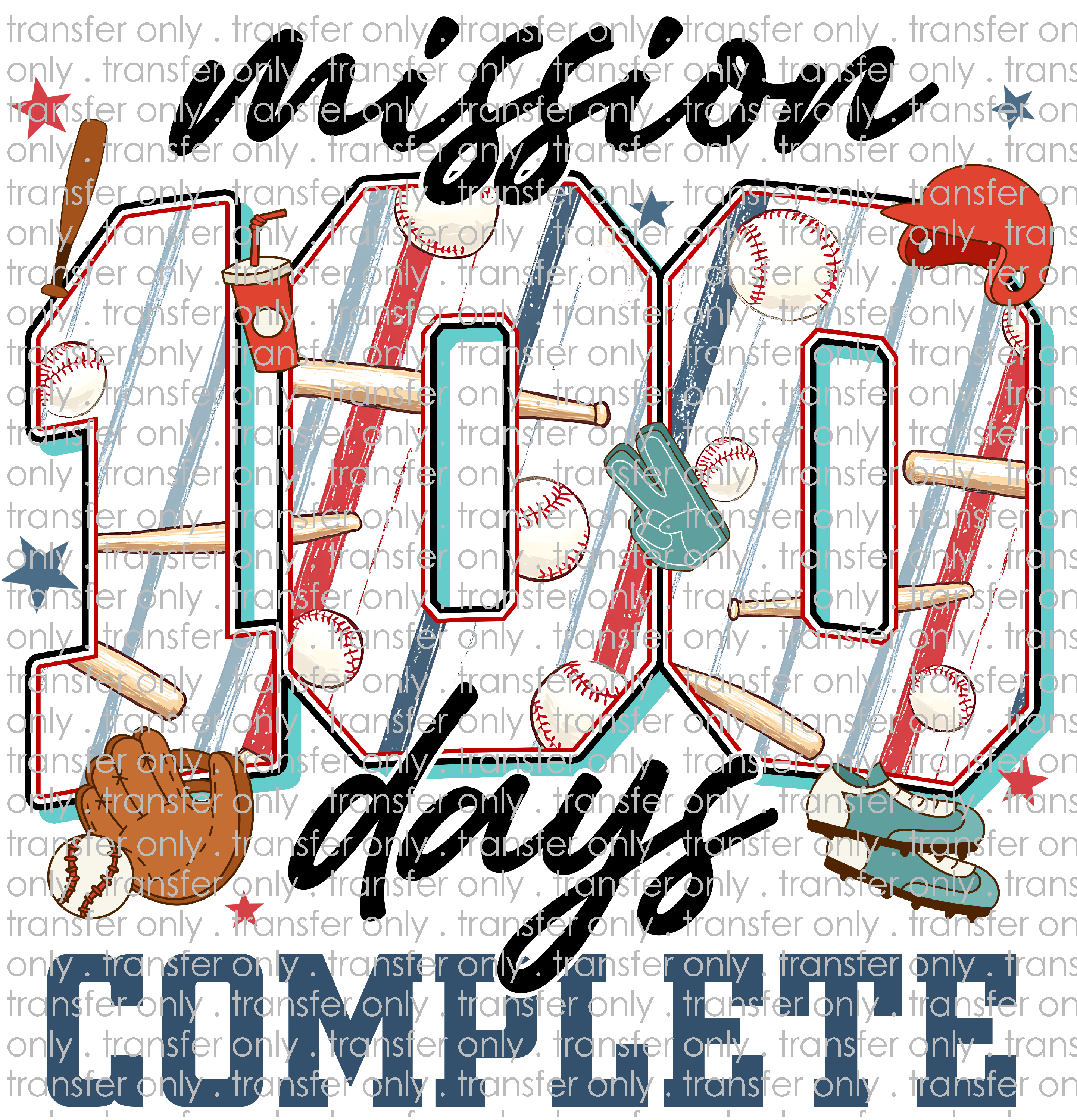 SCH 2293 Mission 100 Days Complete Baseball – Taylored Vinyl