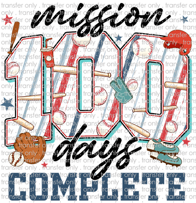 SCH 2293 Mission 100 Days Complete Baseball