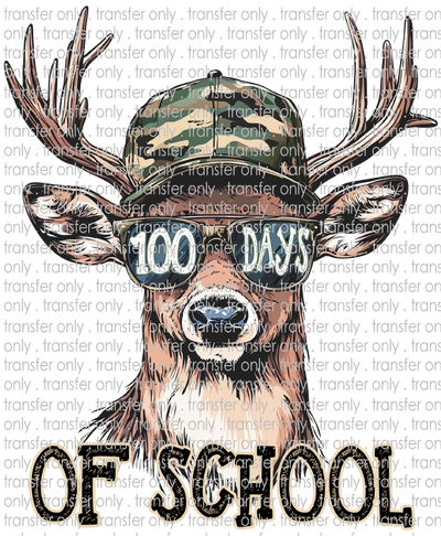 SCH 2308 Deer with Camo Hat 100 Days of School