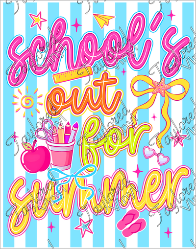 SCH 2321 School's Out For Summer Pink