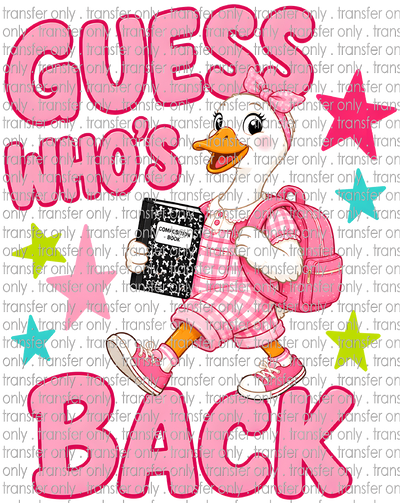 SCH 2334 Goose Guess Whose Back-Front