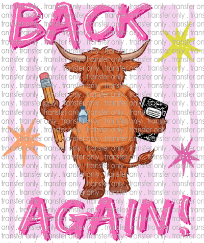 SCH 2339 Highland Cow Back Again-Back
