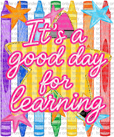 SCH 2352 Its a Good Day for Learning Crayons and Stars
