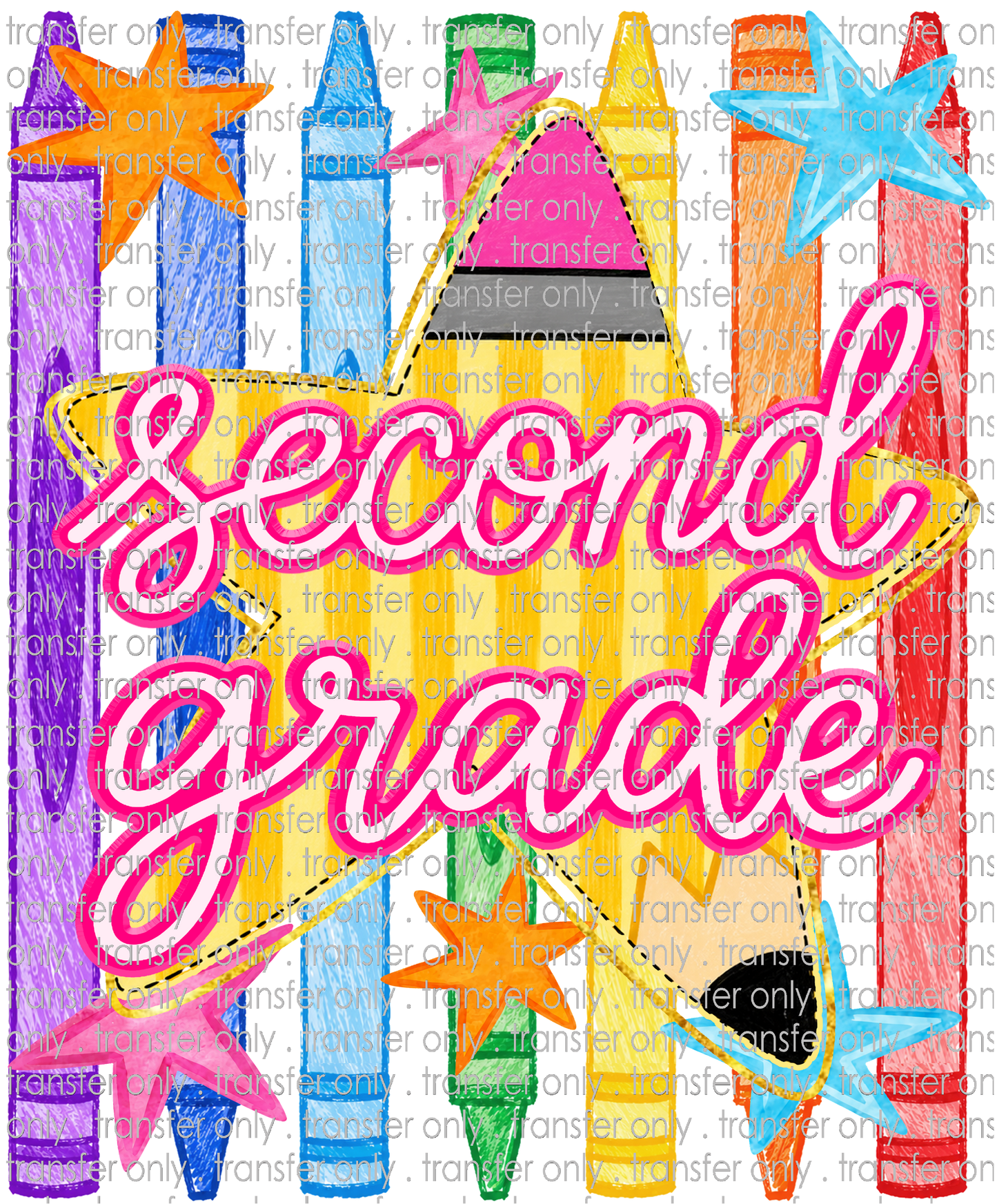 **HAPPY HOUR**SCH 2356 Second Grade Crayons and Stars