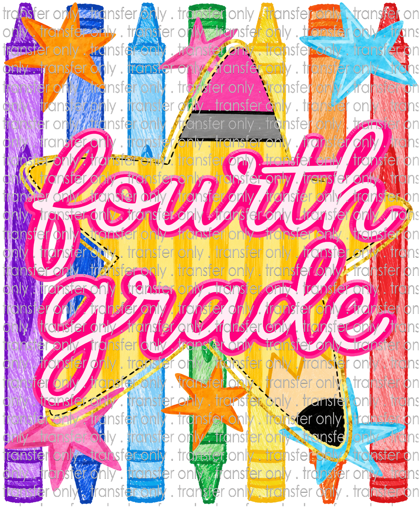 **HAPPY HOUR**SCH 2358 Fourth Grade Crayons and Stars