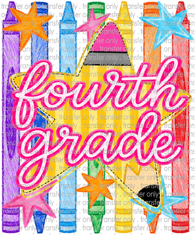 SCH 2358 Fourth Grade Crayons and Stars