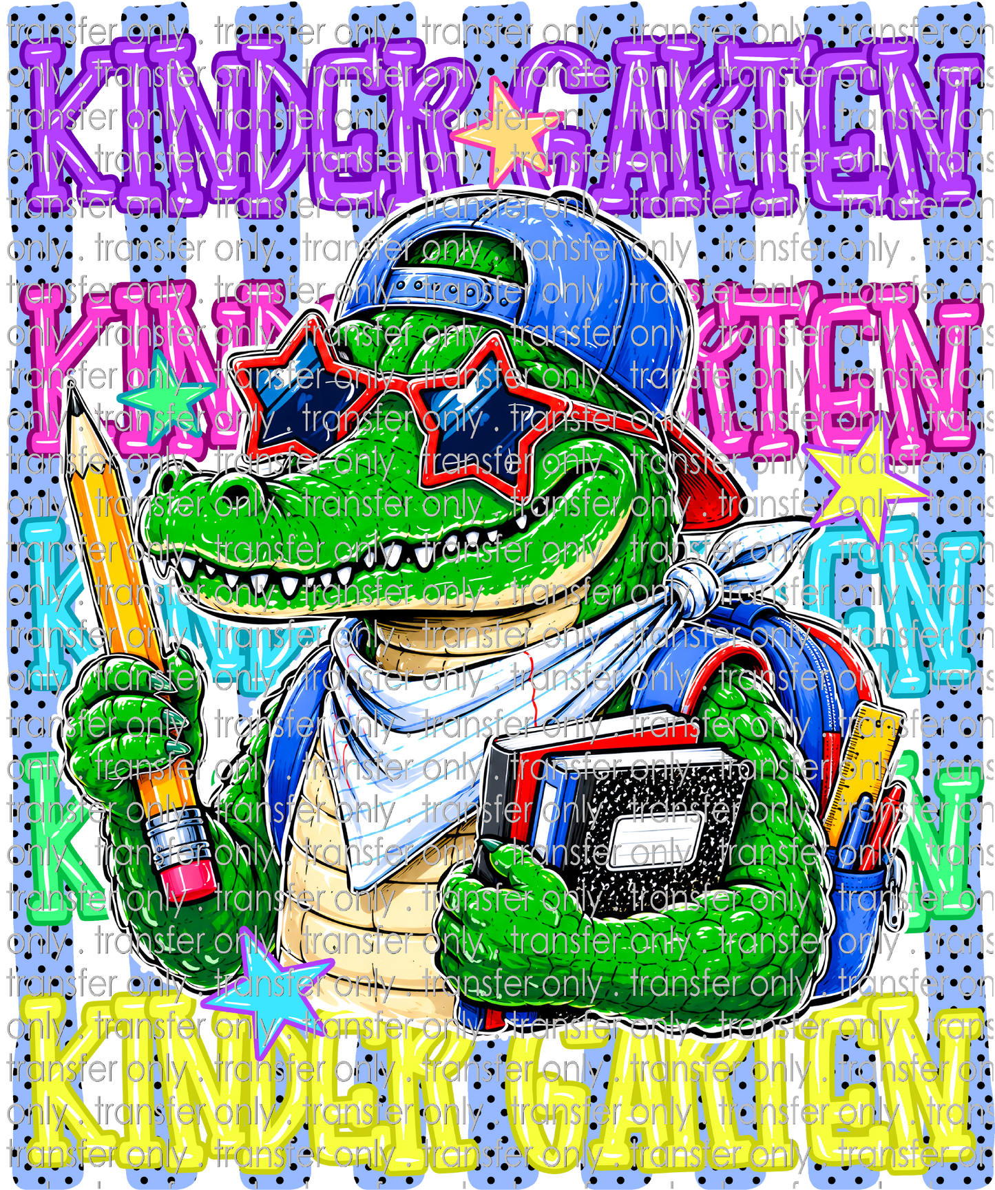 **HAPPY HOUR**SCH 2359 Gator with Kindergarten Stack