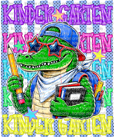 SCH 2359 Gator with Kindergarten Stack