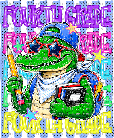 SCH 2363 Gator with Fourth Grade Stack