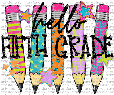 SCH 2379 Hello Fifth Grade Pencil Background