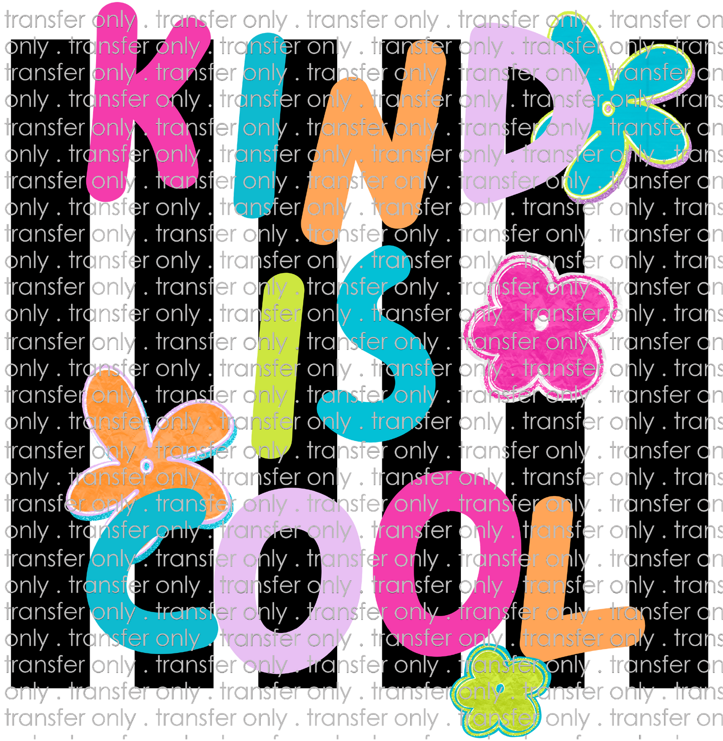 **HAPPY HOUR**SCH 2383 Kind is Cool Black Stripes