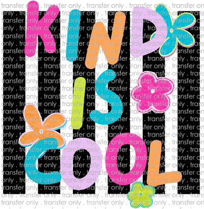 SCH 2383 Kind is Cool Black Stripes