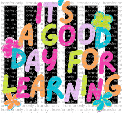 SCH 2384 Its a Good Day For Learning Black Stripes