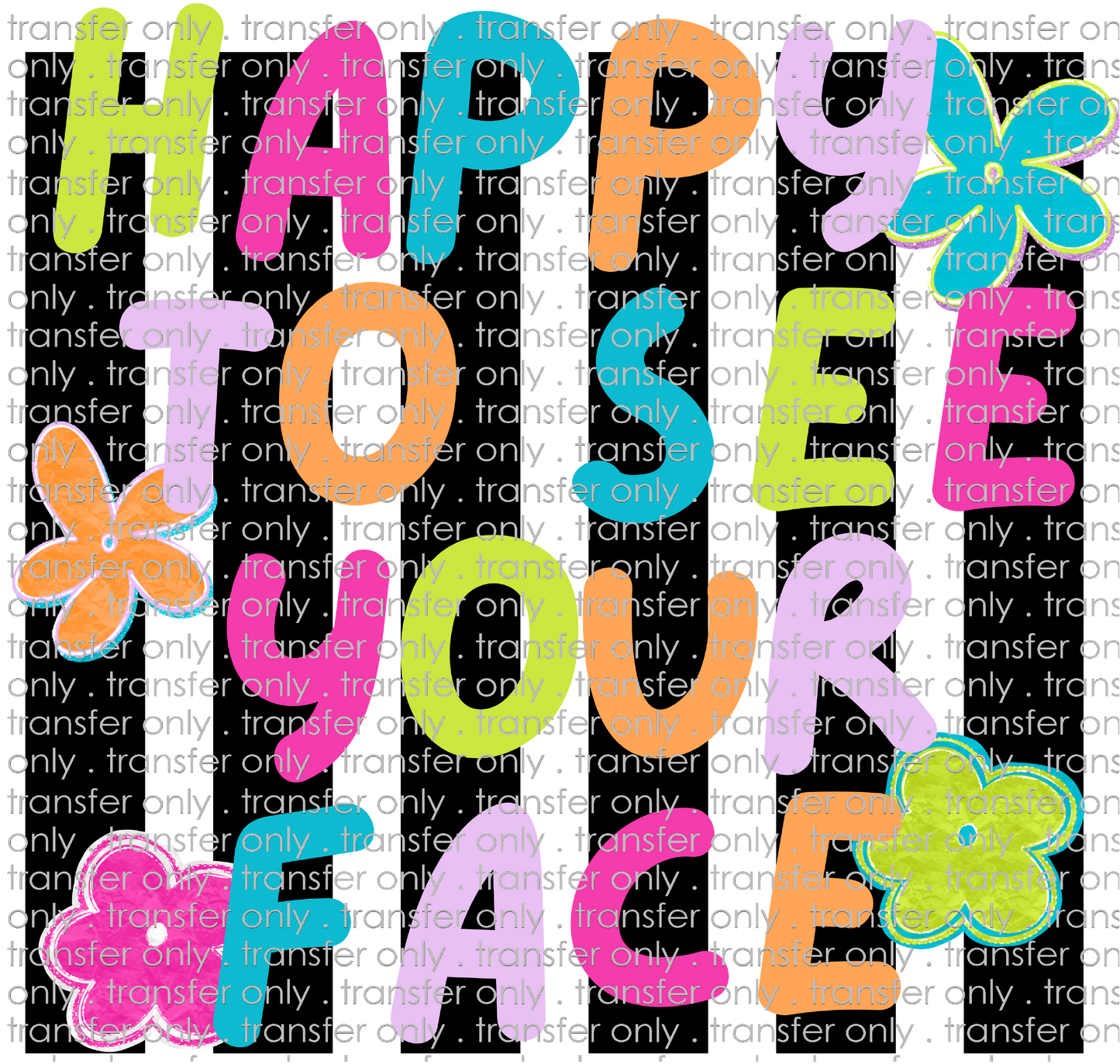 **HAPPY HOUR**SCH 2385 Happy to See Your Face Black Stripes